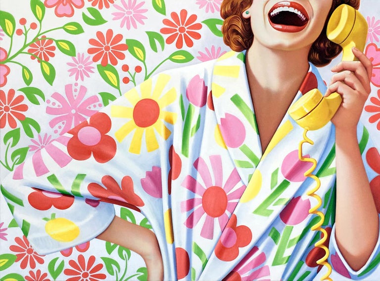 James Rieck Figurative Painting - Big Mouth