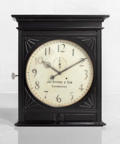 James Ritchie & Son Wall Clock, Scotland, circa 1900