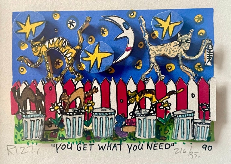 James Rizzi - “Get what you need” For Sale at 1stDibs
