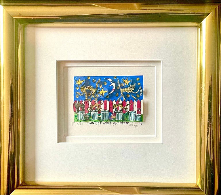James Rizzi - “Get what you need” For Sale at 1stDibs
