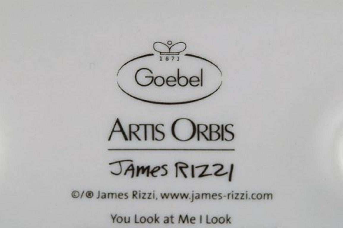 Contemporary James Rizzi, for Goebel. Pop Art Porcelain Figure, 21st Century