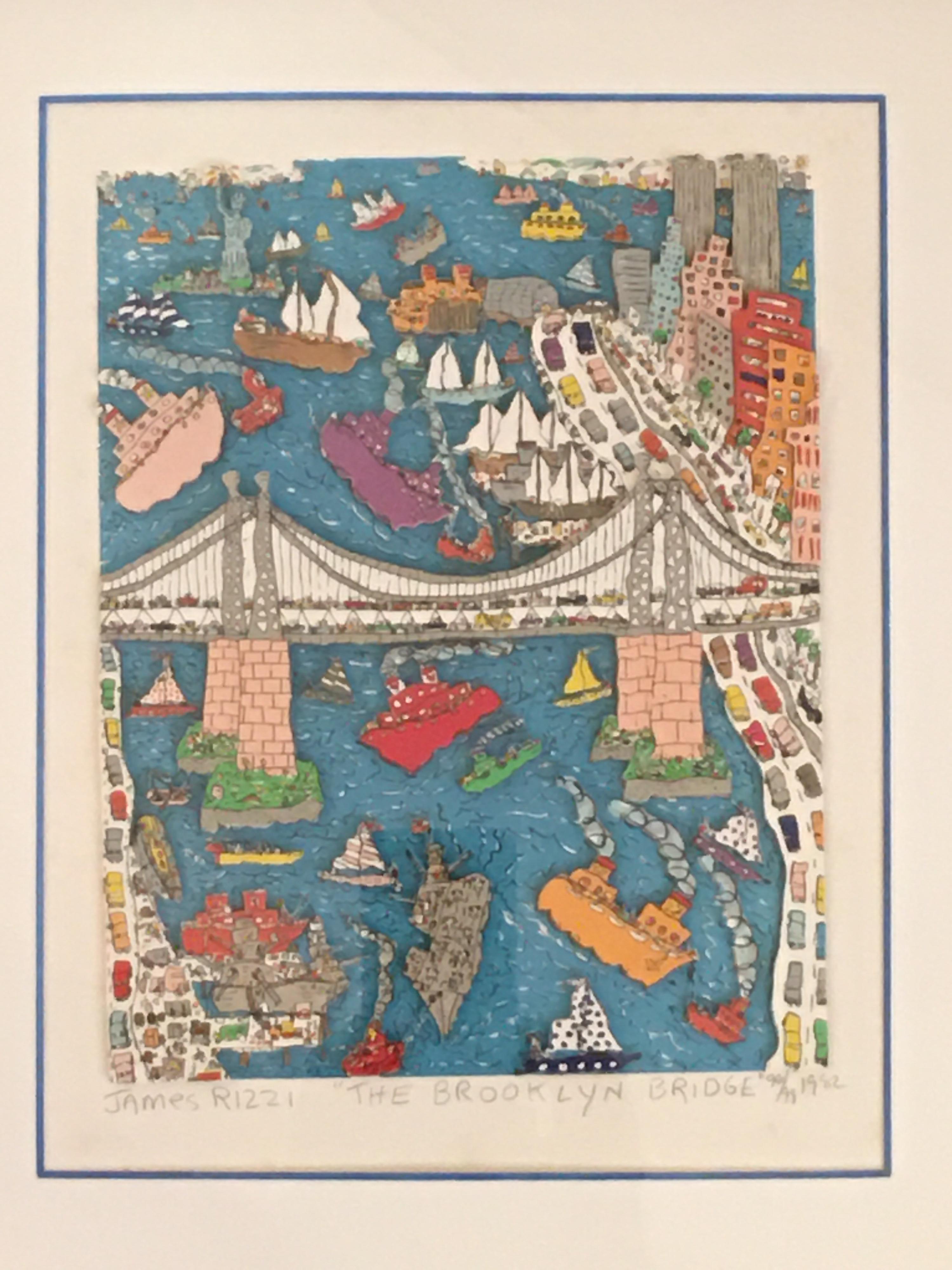 James Rizzi Brooklyn Bridge 1982 99/99 1