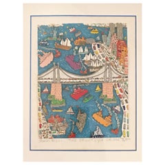 James Rizzi Brooklyn Bridge 1982 99/99