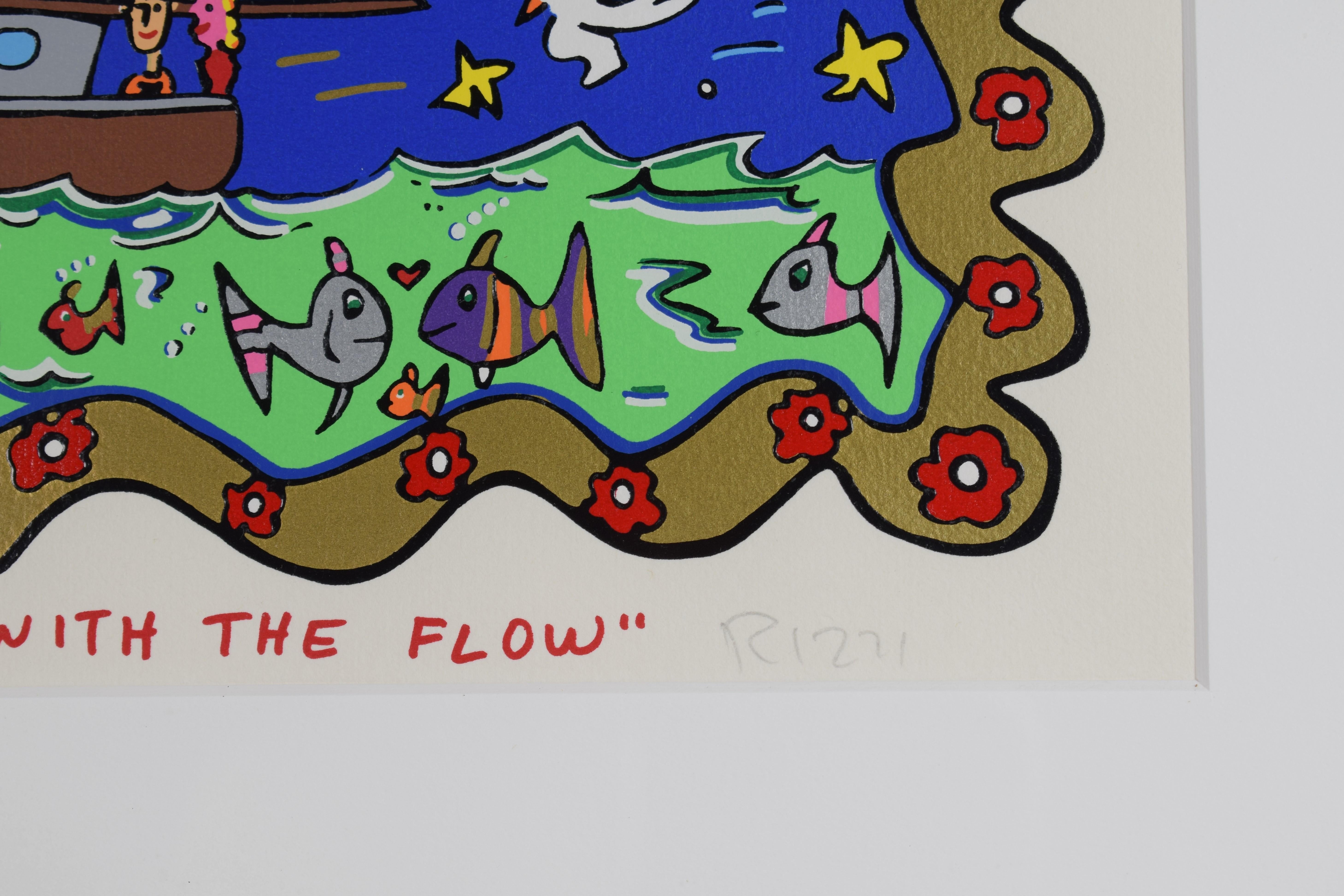 Going with the flow - Mixed Media, Pop Art, 3D, American Artist 5
