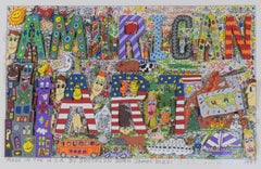 Retro Made in the U.S.A. by Brooklyn born James Rizzi - Pop Art, 3D, America