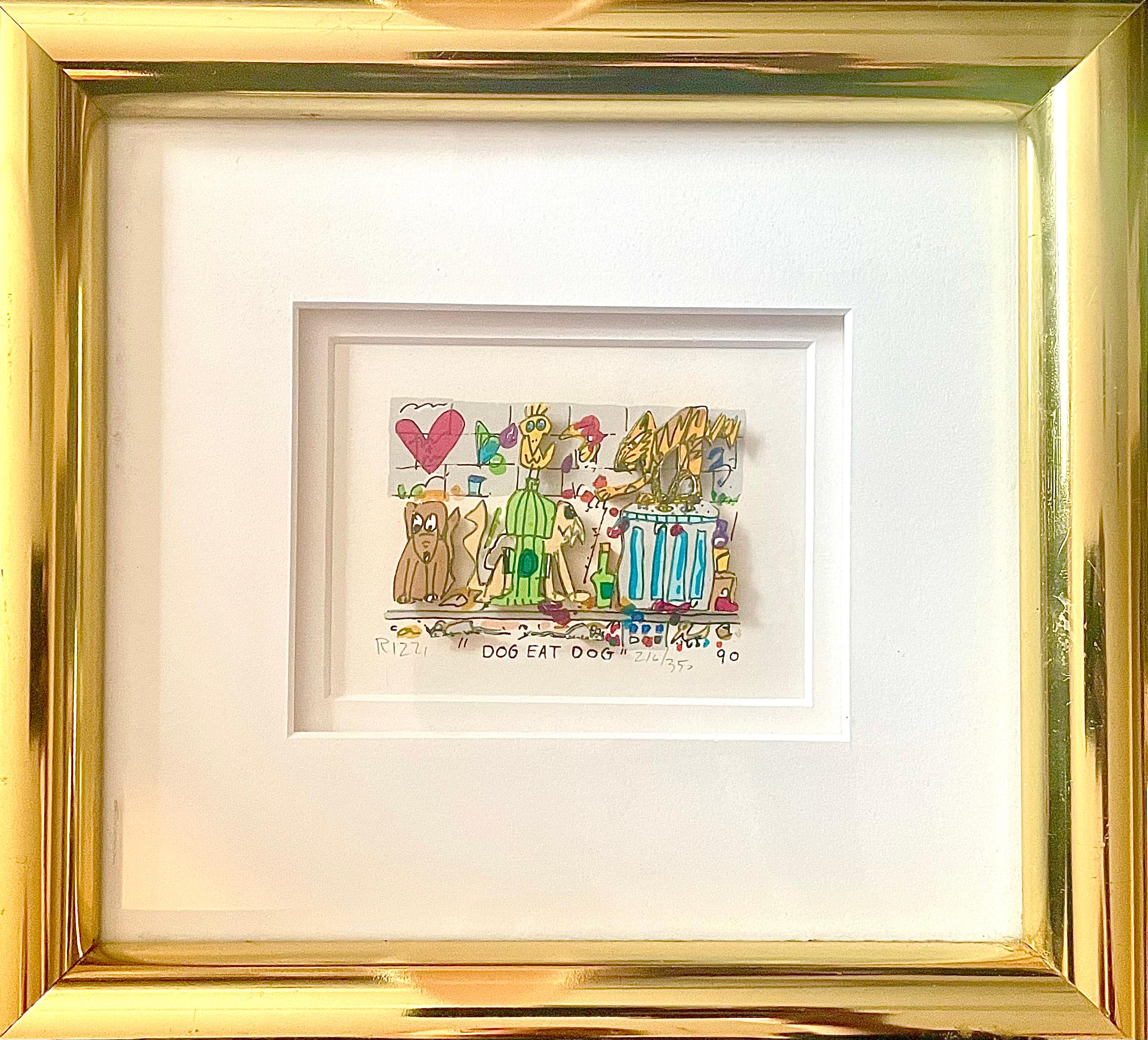 "Perro come perro" - Print de James Rizzi