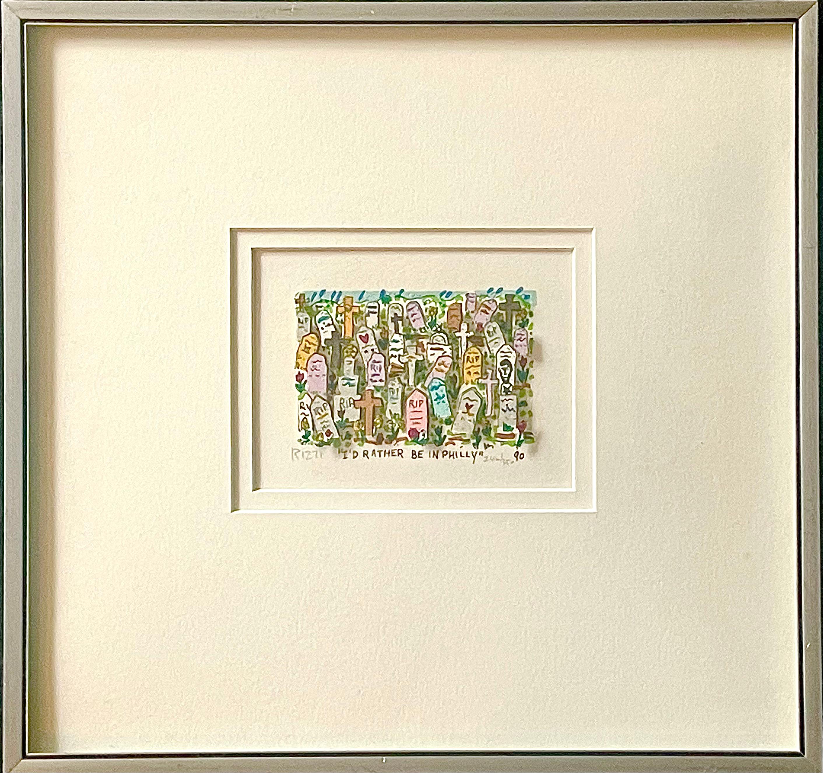 What type of art did James Rizzi do?