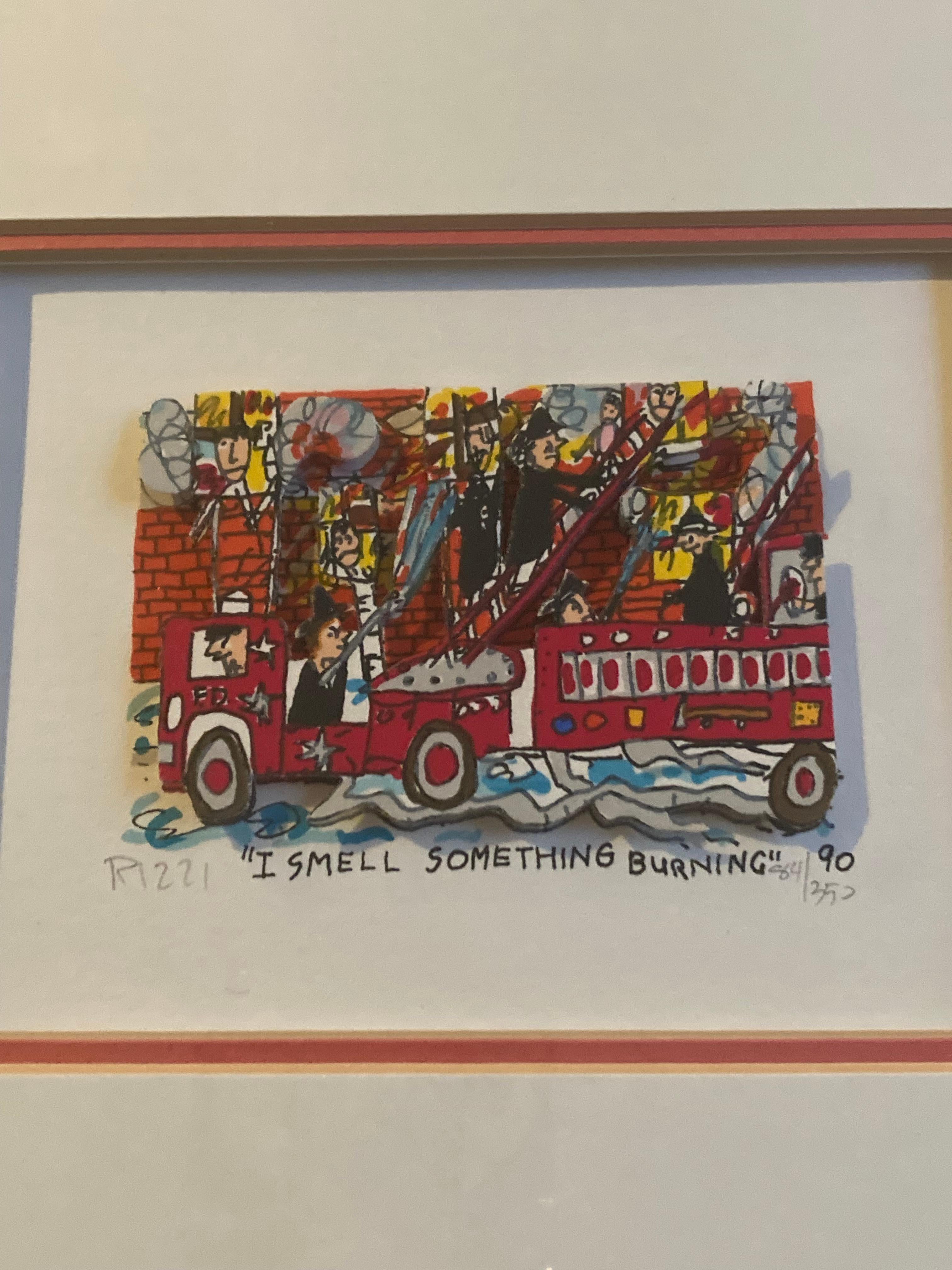 James Rizzi Lithograph
signed and numbered
in excellent shape
measures 11x10
International buyers must cover all shipping cost