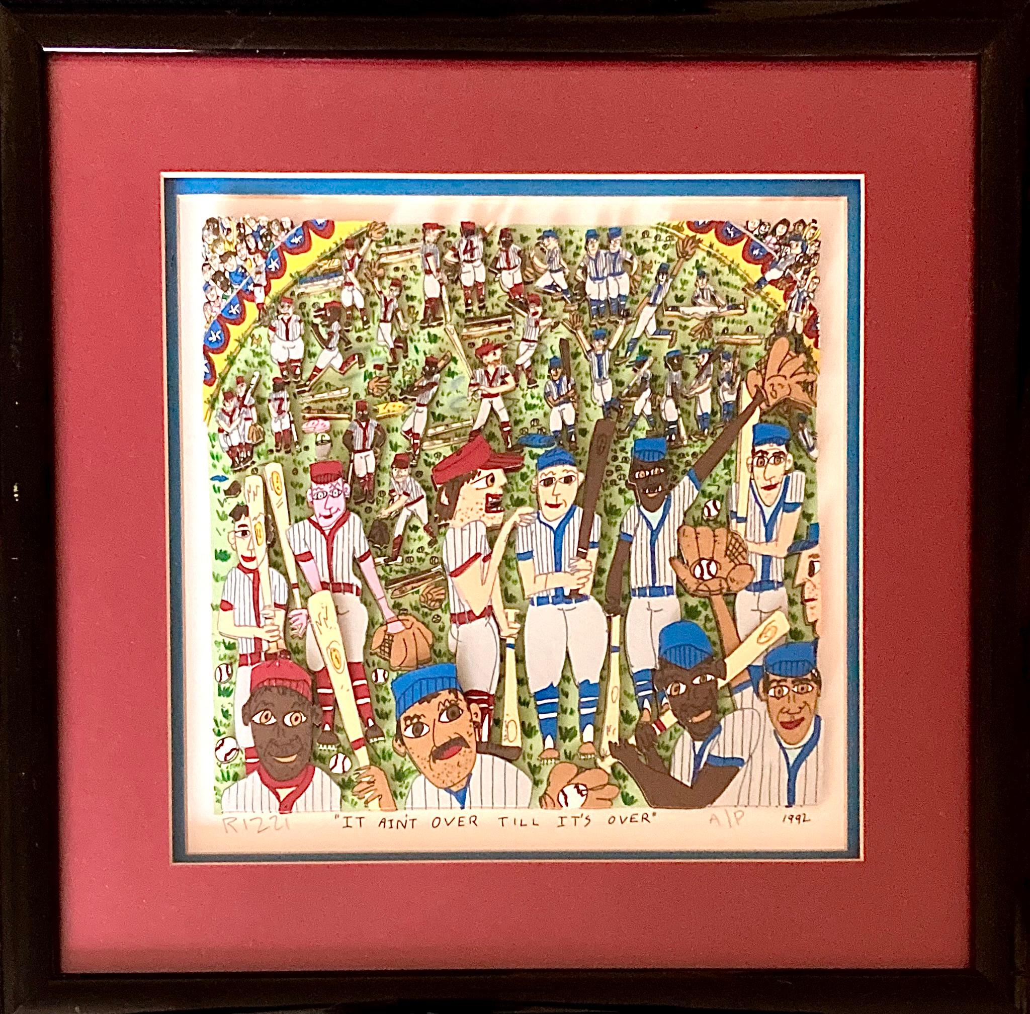"Non è finita finché non è finita nel 1992". - Print di James Rizzi