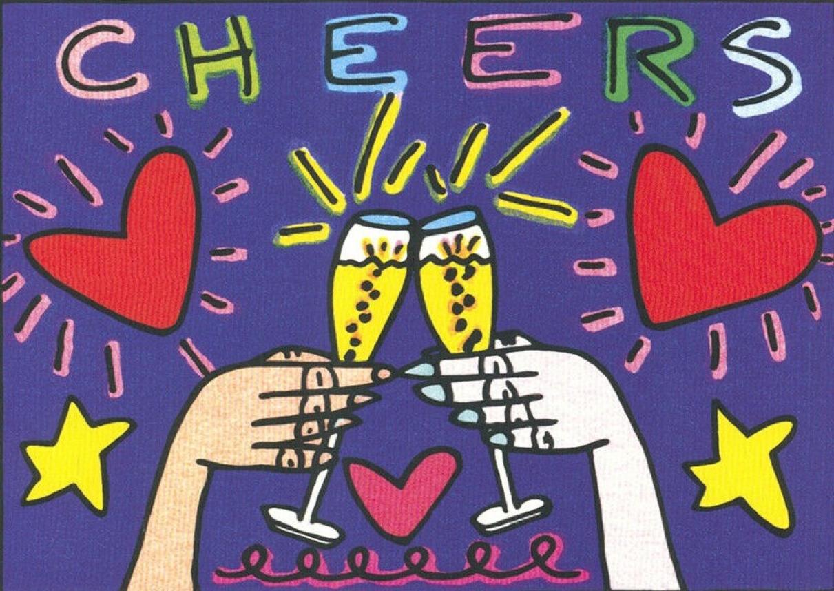 Limited Collection - Valentine's Day - 4 Postcards - James Rizzi
