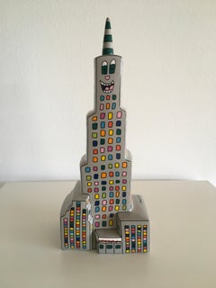 Sculpture THE KING of NYC en porcelaine en édition limitée