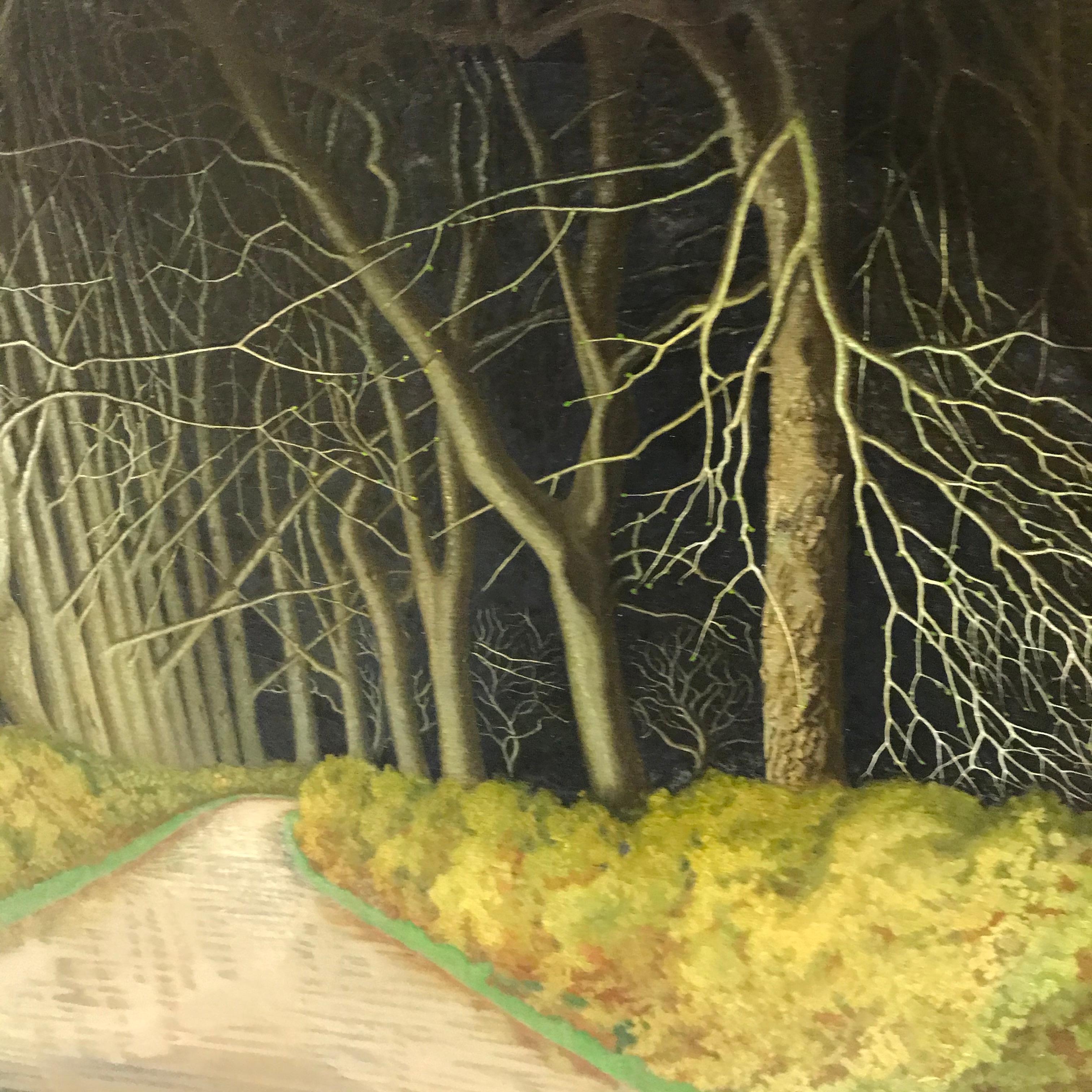 Drive de nuit - Réalisme Painting par James Robert Granville Exley