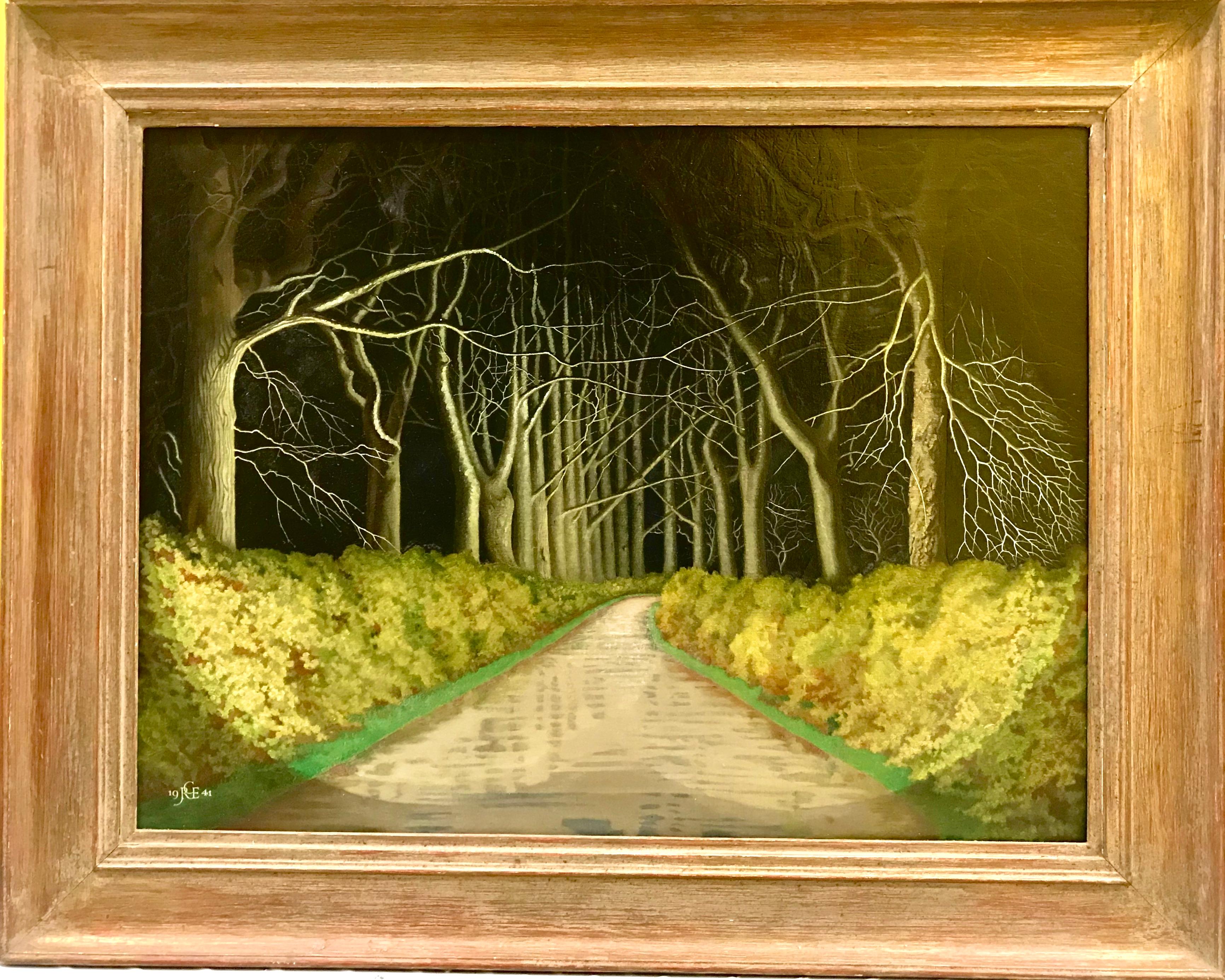 Night drive - Painting by James Robert Granville Exley