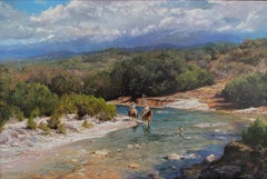 "COW CREEK" JAMES ROBINSON, TEXAS LANDSCAPE