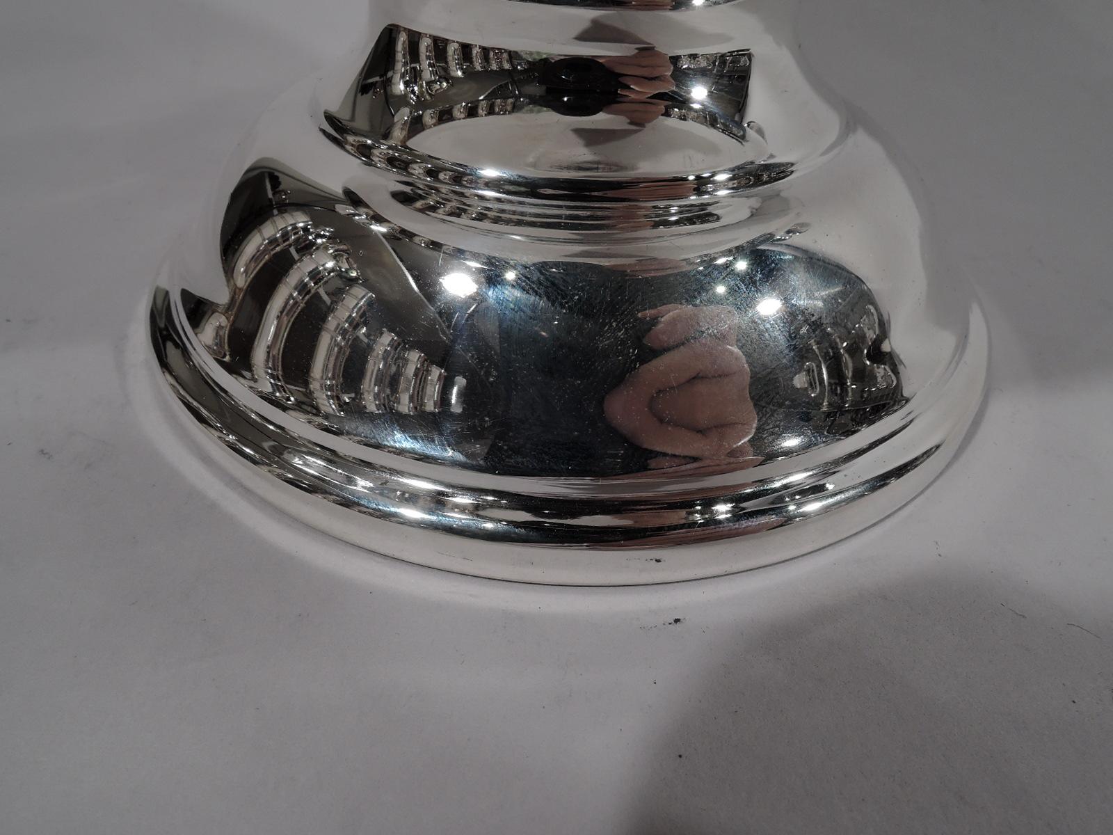 American James Robinson Traditional Sterling Silver Covered Urn Trophy Cup
