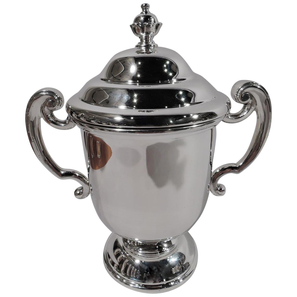 James Robinson Traditional Sterling Silver Covered Urn Trophy Cup