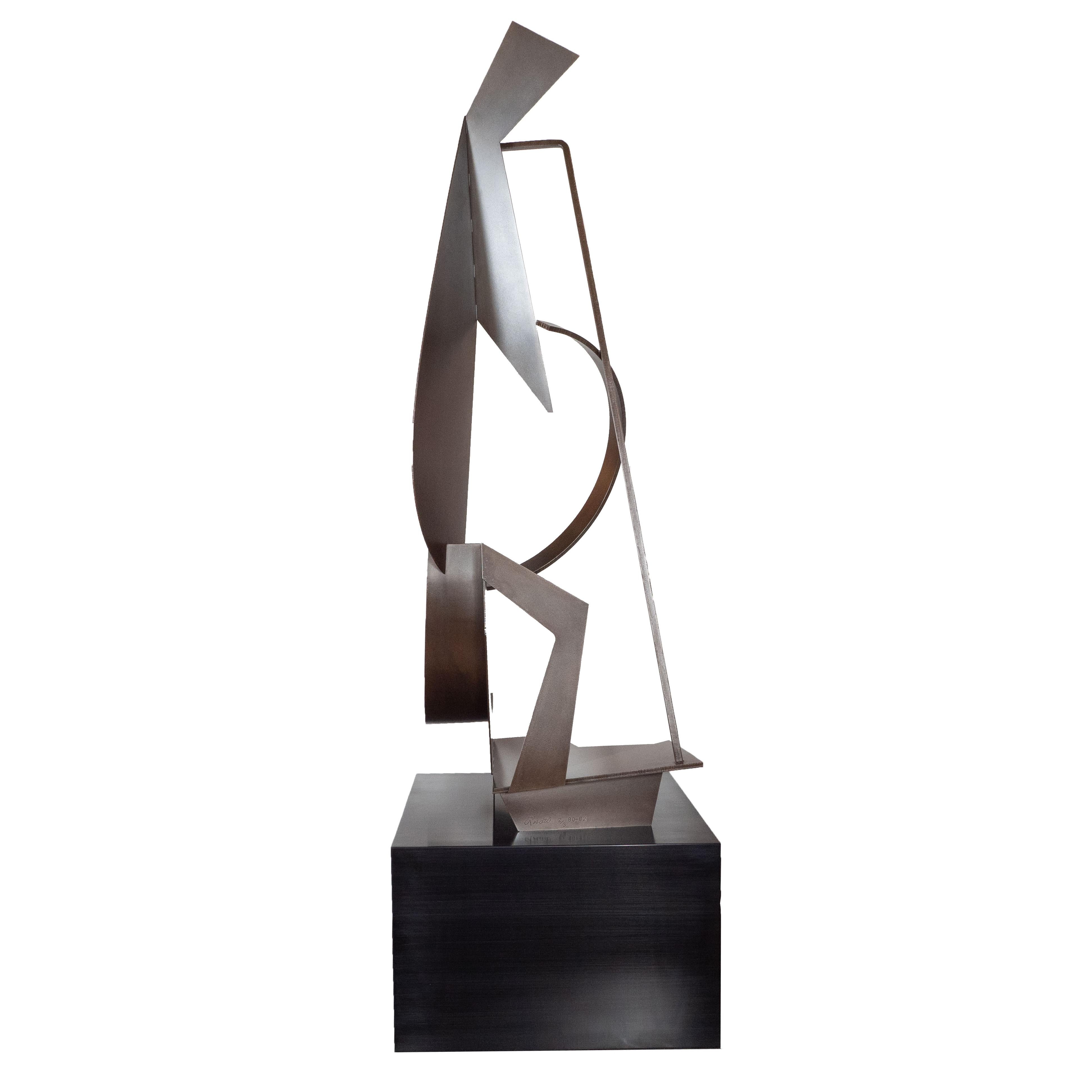 James Rosati Abstract Sculpture - (Untitled) Abstract Steel Sculpture
