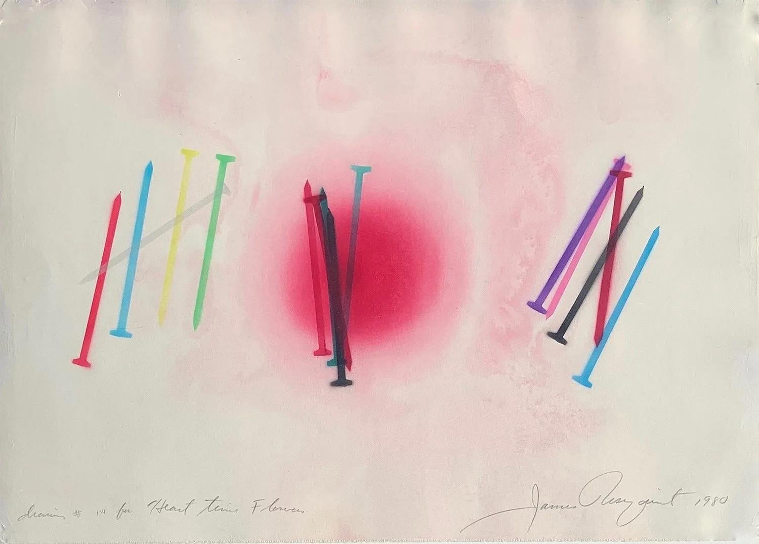 James Rosenquist - Dibujo nº 14 de las Flores del Tiempo del Corazón en ...