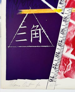 Fiamma per Pablo collage di James Rosenquist Pablo Picasso