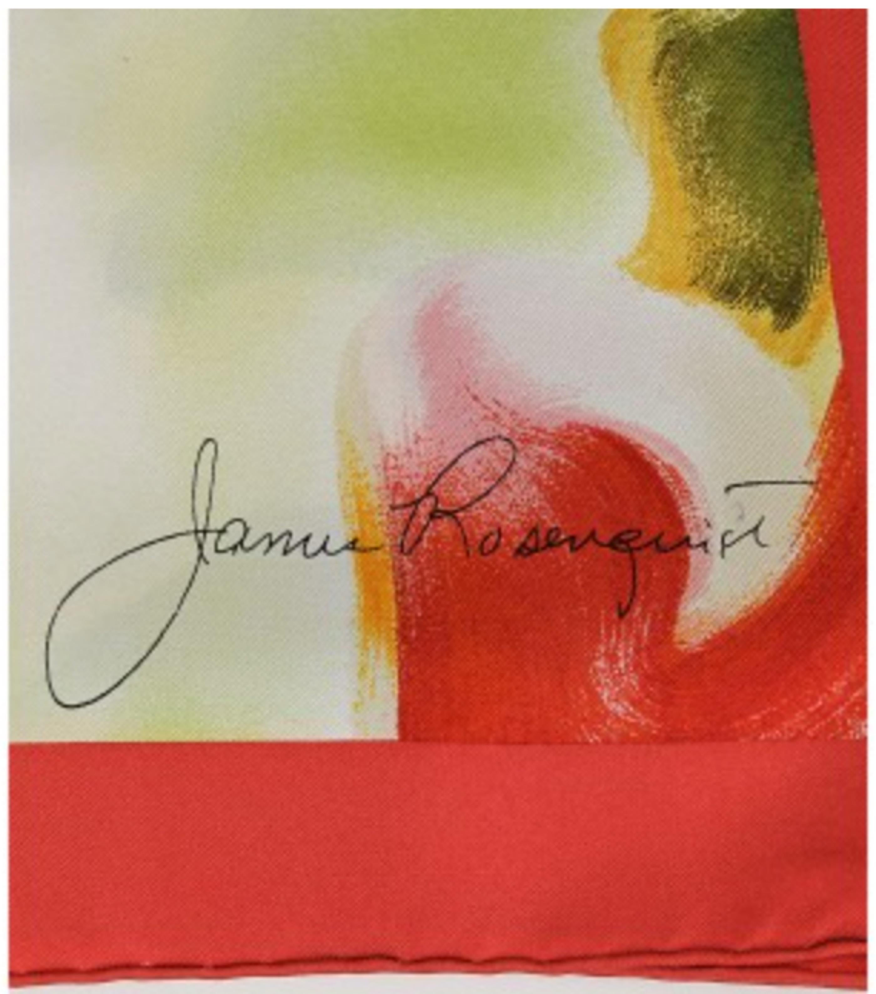  Louis Vuitton Limited Edition Silk Scarf designed by James Rosenquist For Sale 1