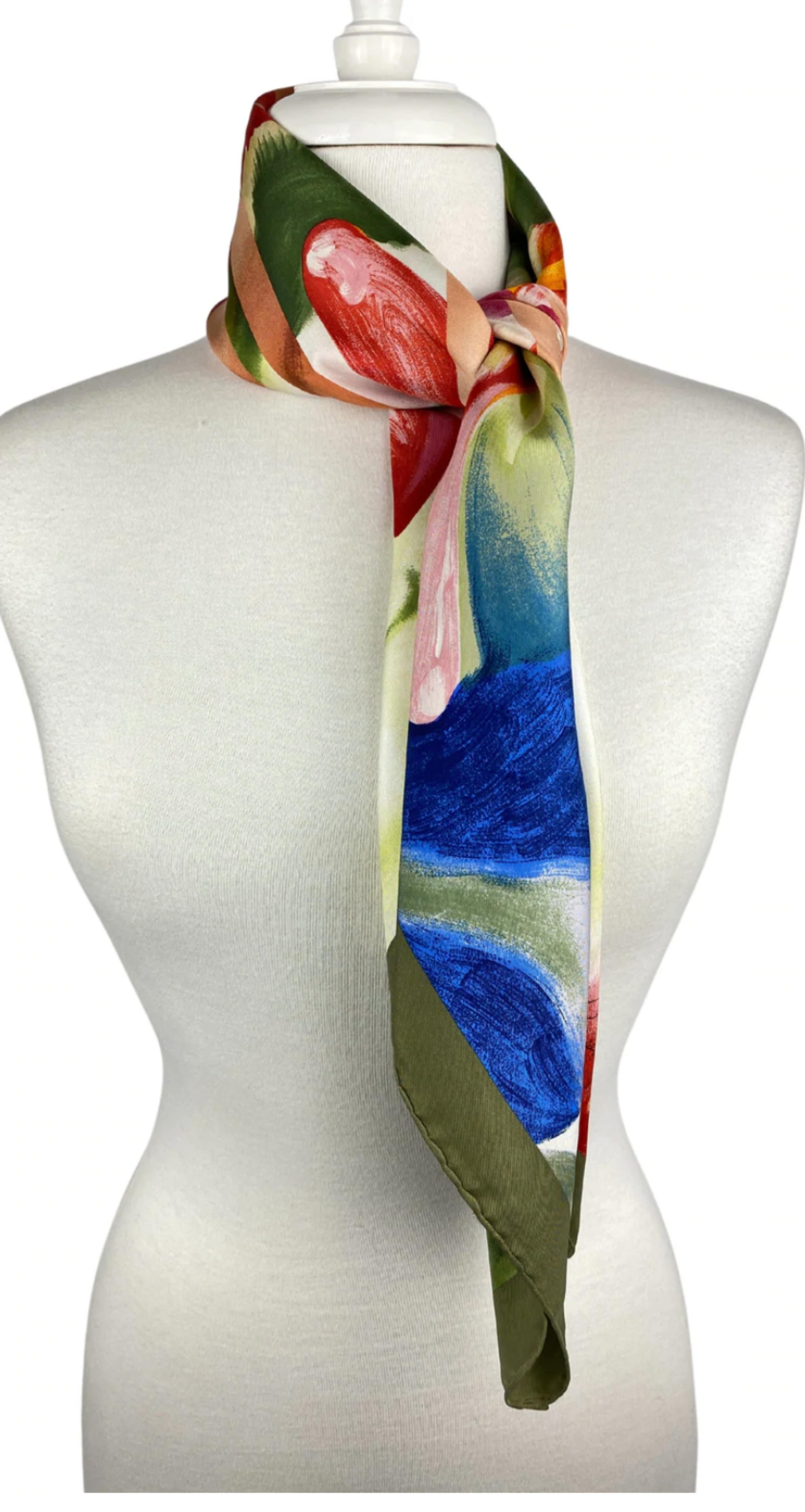  Louis Vuitton Limited Edition Silk Scarf designed by James Rosenquist For Sale 3