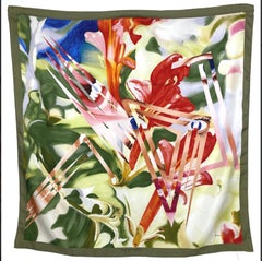 Vintage  Louis Vuitton Limited Edition Silk Scarf designed by James Rosenquist