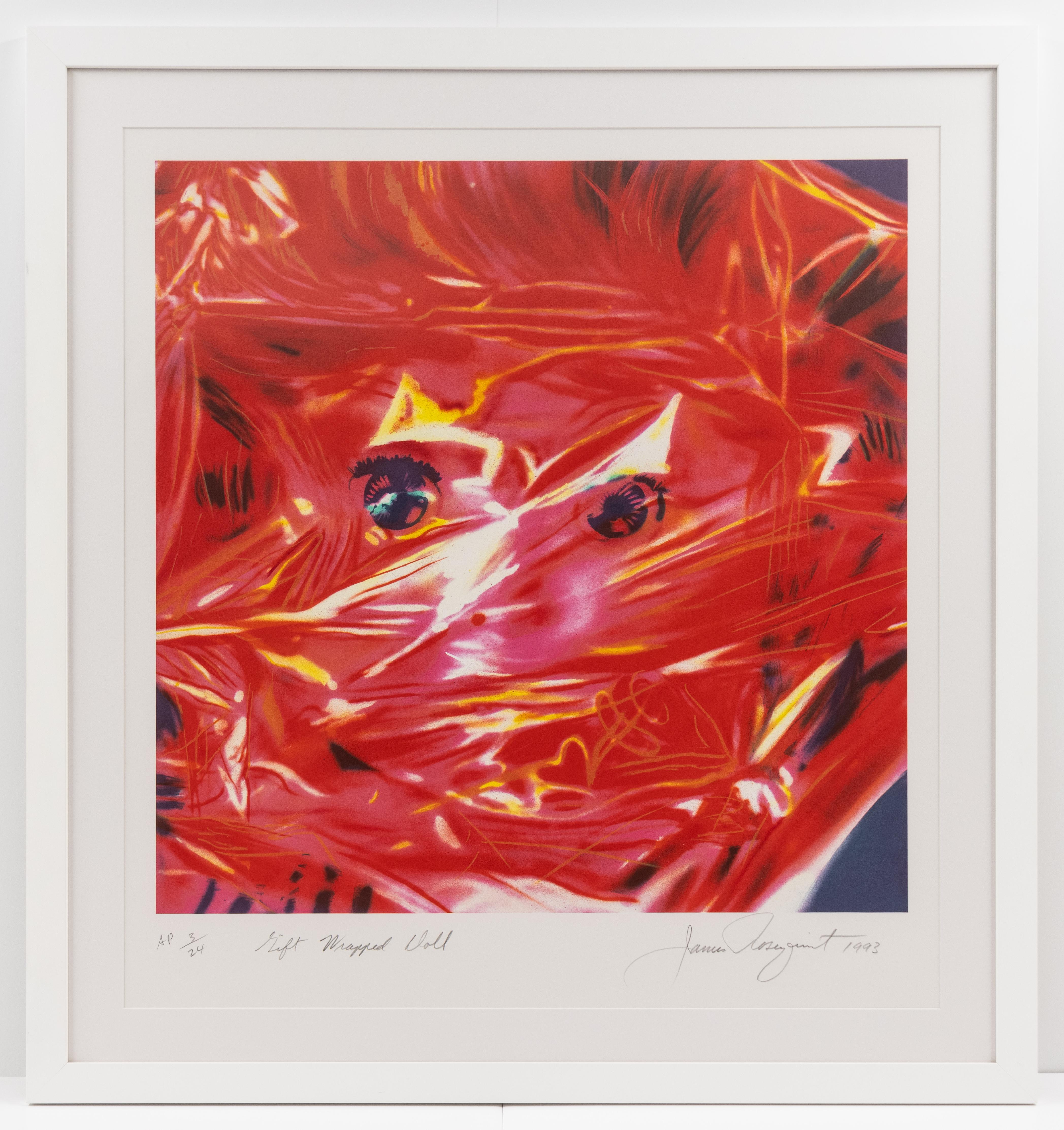 Gift Wrapped Doll - Contemporary Photograph by James Rosenquist