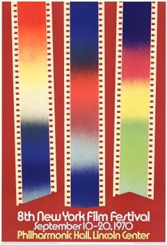 Vintage 1970 After James Rosenquist 'Short Cuts, 8th New York Film Festival' Pop Art