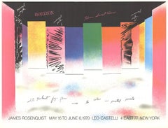 1970 James Rosenquist 'Horizon' Pop Art Multicolor, Pink USA Offset Lithograph