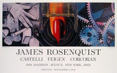 1982 D'après James Rosenquist, « While the Earth Revolved at Night », Pop Art vintage