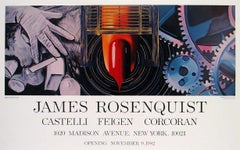 Vintage 1982 After James Rosenquist 'While the Earth Revolved at Night' Pop Art 