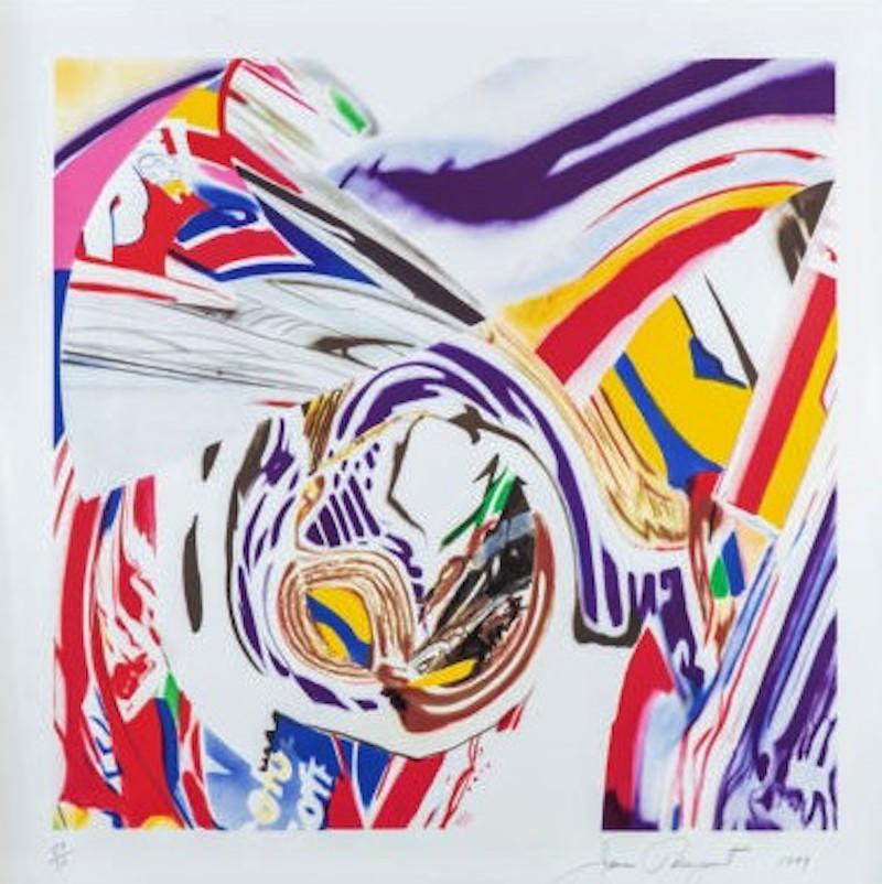 In the permanent collections of the National Gallery of Art, Rhode Island Institute of Design museum and the Oklahoma State University Museum of Art, this large scale lithograph by James Rosenquist is part of a series the artist produced during this