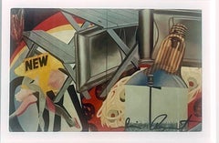 Art Card: James Rosenquist, Nomad, 1963 (Hand signed), Framed, with provenance