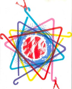 James Rosenquist - Auto Tire, Dinner Triangle - Original lithograph by James Rosenquist - 1975 Auto Tire, Dinner Triangle - Original lithograph by James Rosenquist - 1975