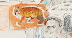 Bronx Zoo, Pop Art Lithograph by Larry Rivers