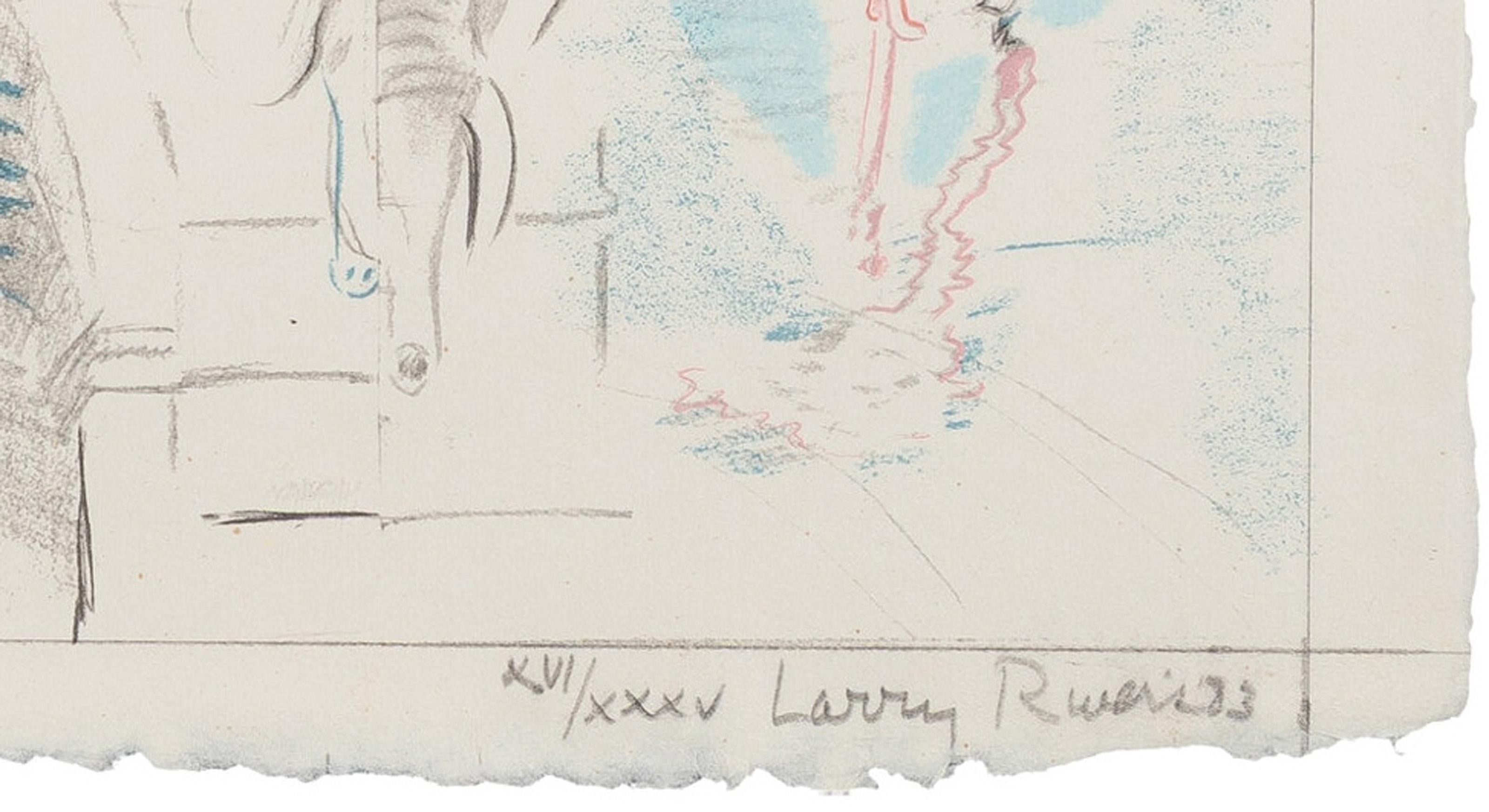 Zoológico del Bronx, Litografía Pop Art de Larry Rivers en venta 2