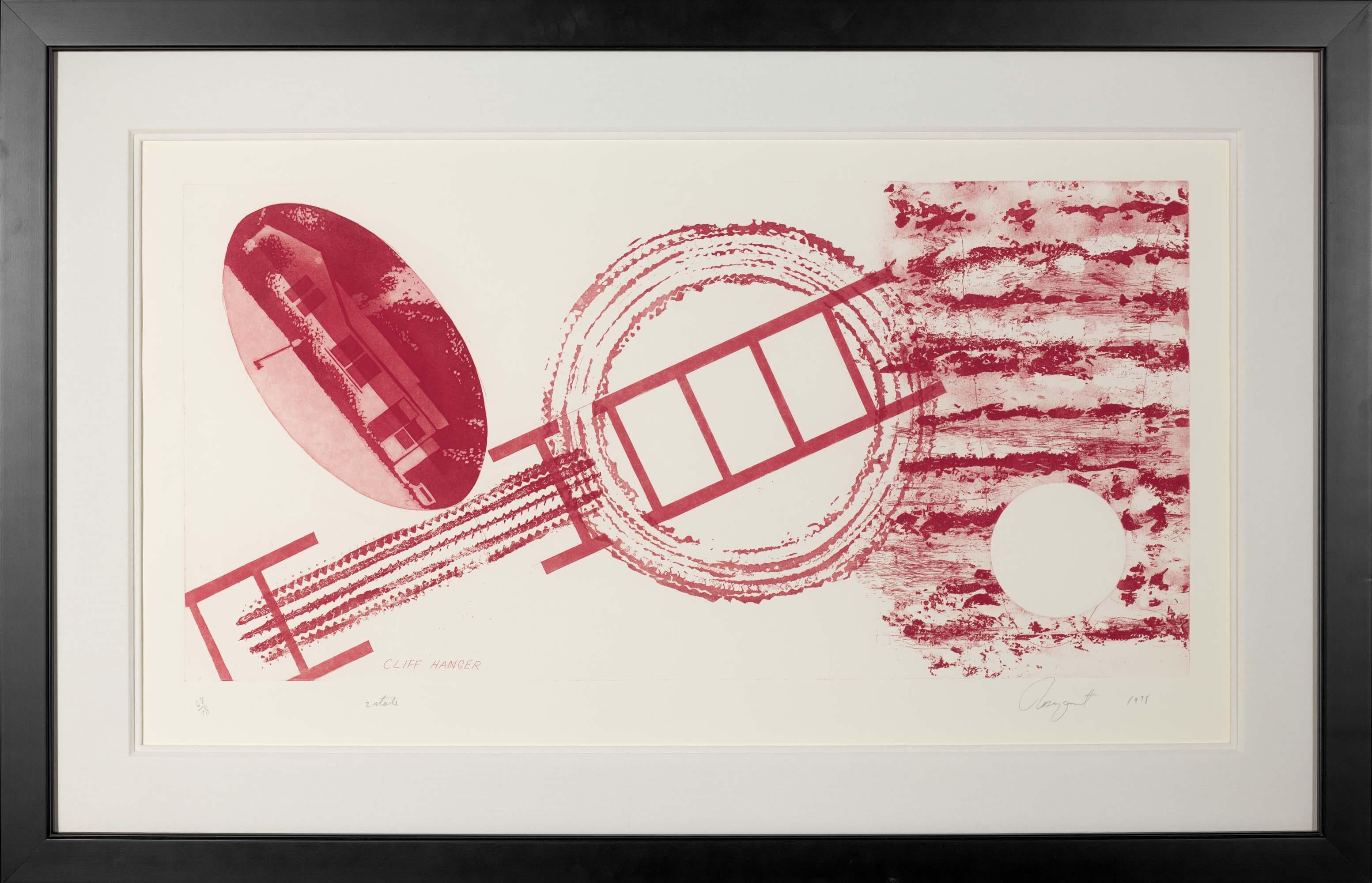 Cliff Hanger (State II) - Print by James Rosenquist
