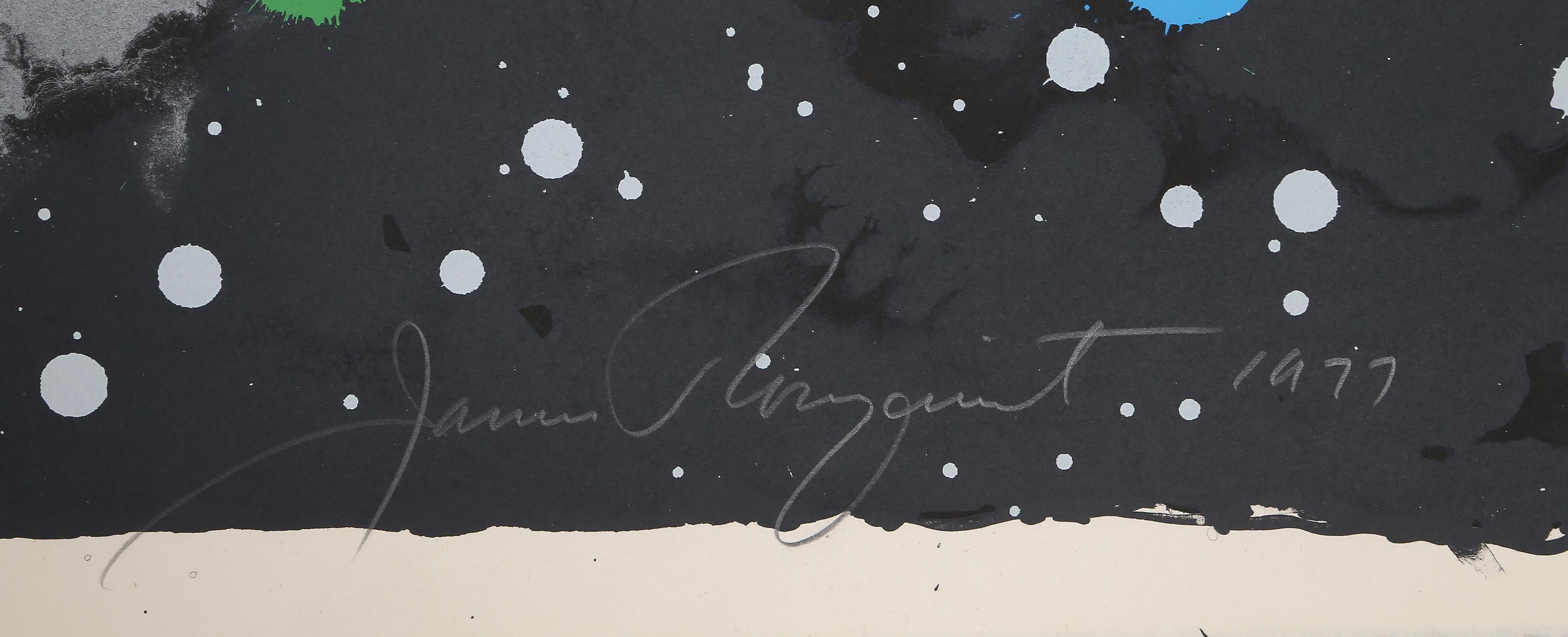 Coin Noir, Large Pop Abstract by James Rosenquist For Sale 1