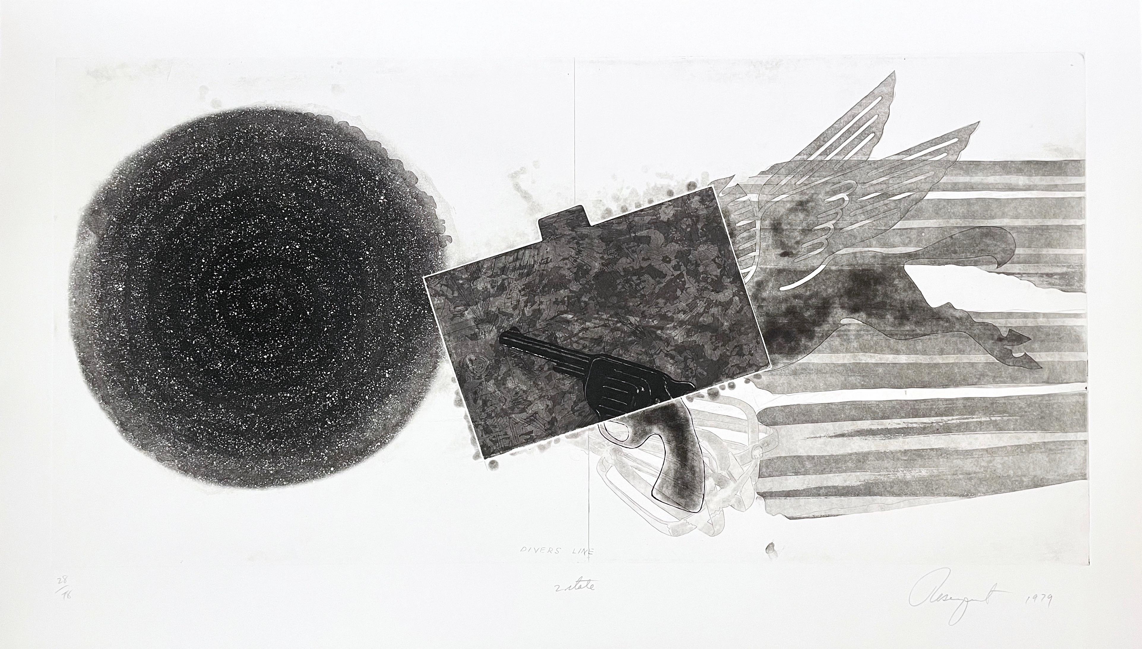 Diver’s Line, State II (Glenn 167-A), James Rosenquist For Sale 5