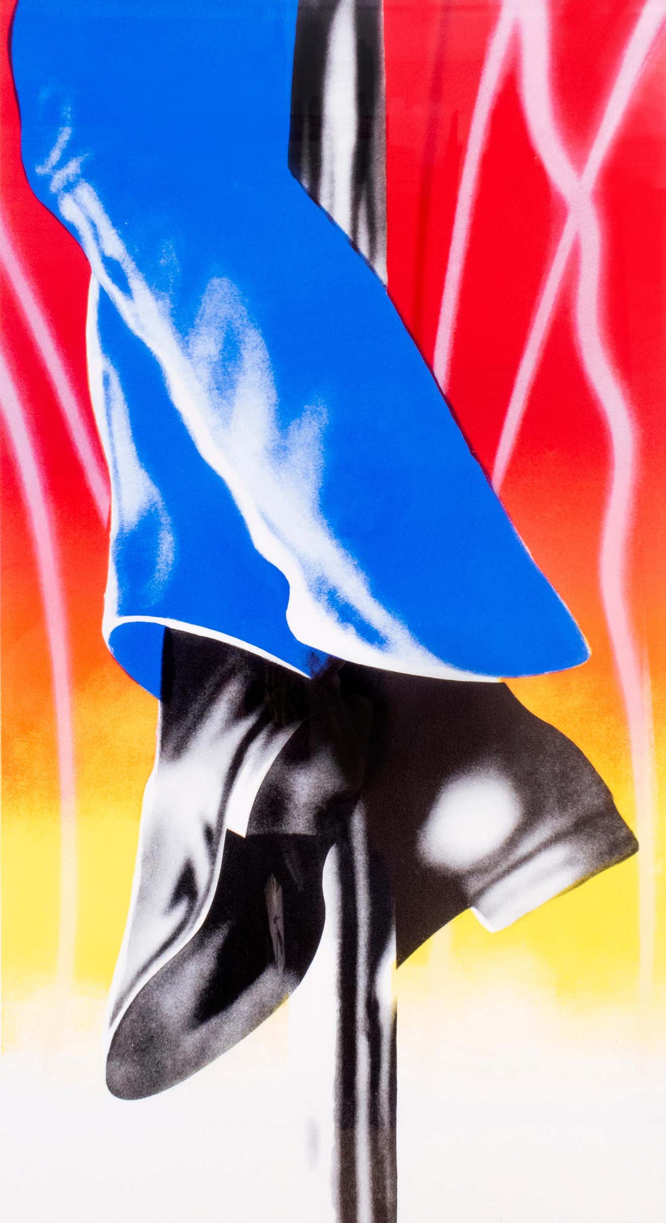 James Rosenquist - James Rosenquist - Expo '67 Mural Firepole: neon pop ...