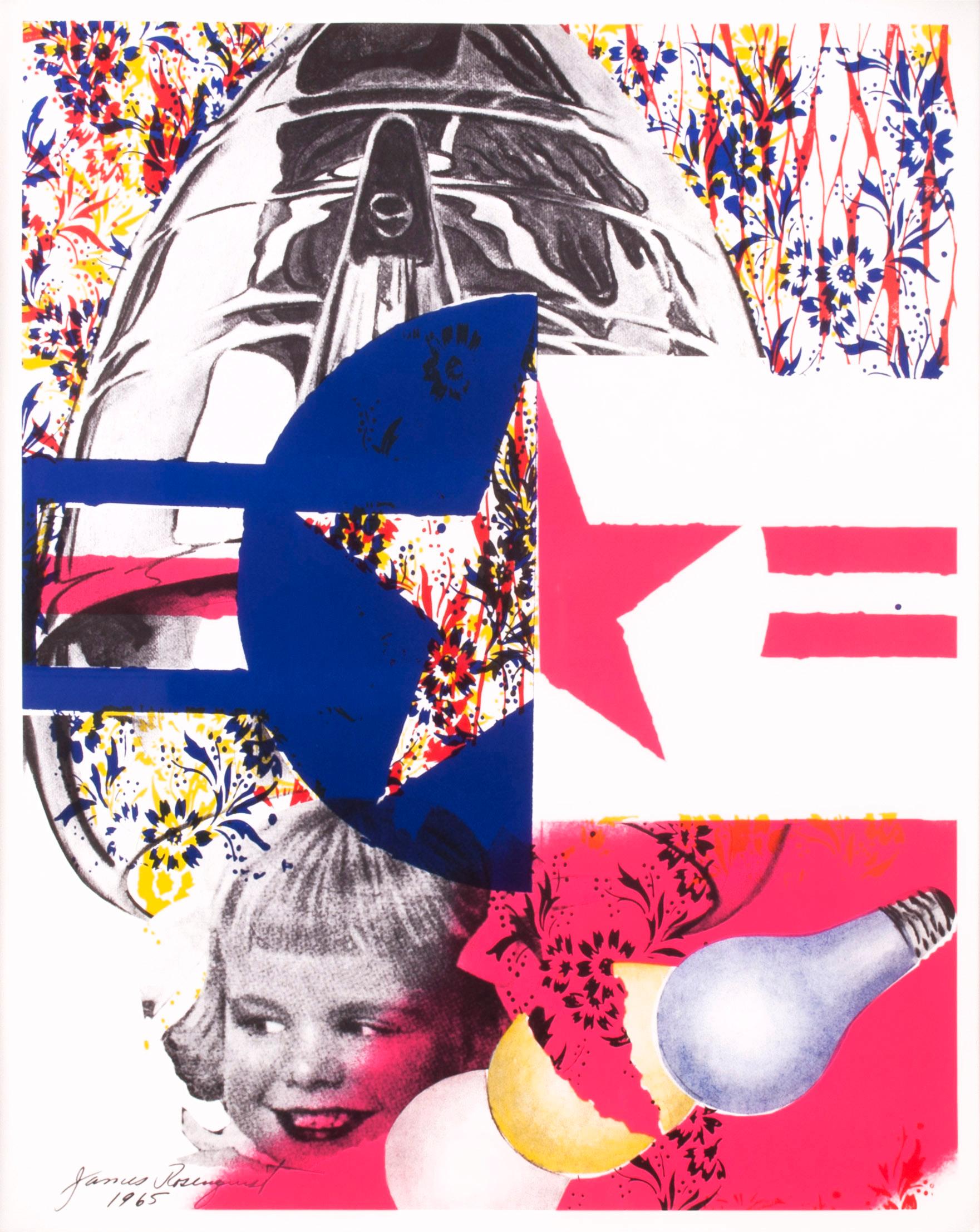 James Rosenquist Figurative Print - F-111