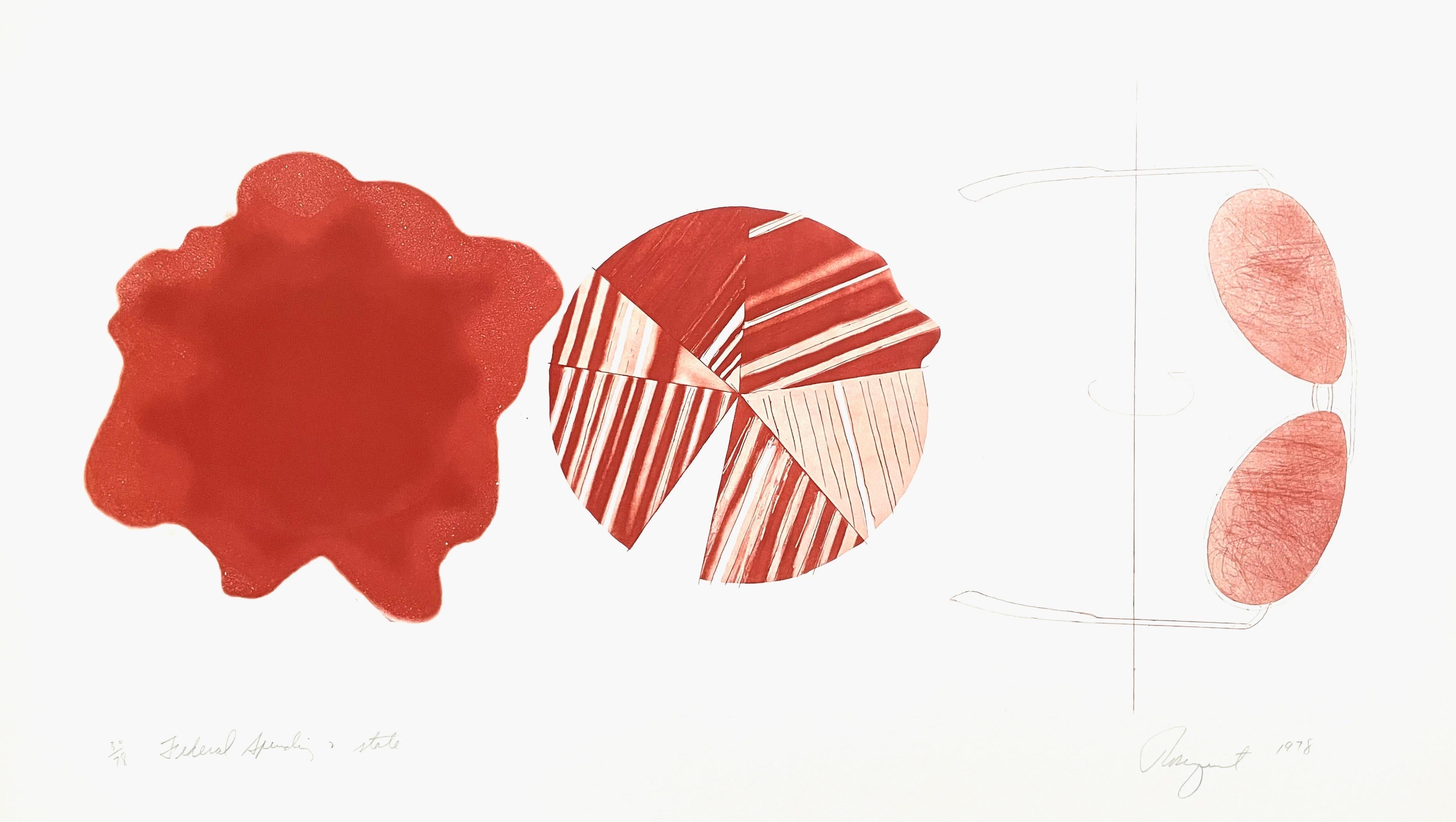 Federal Spending, State II (Glenn 146-A), James Rosenquist For Sale 5