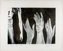 Flower Garden (color trial proof) James Rosenquist Pop Art in black and white