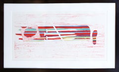 Gene Swenson, Abstrakte Aquatinta-Radierung von James Rosenquist