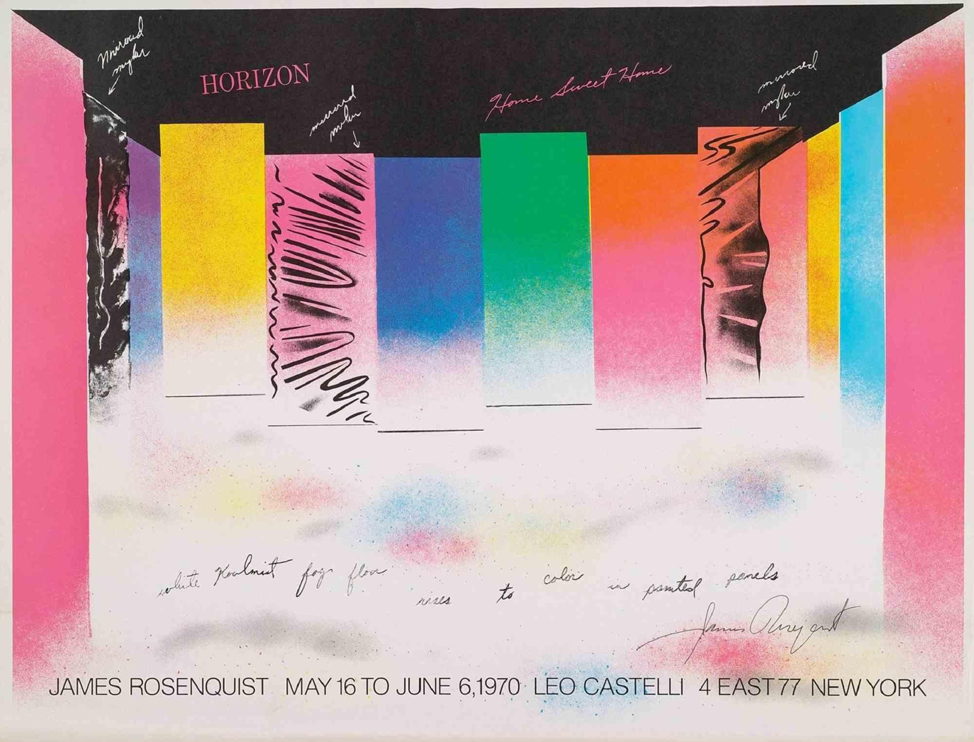 James Rosenquist - James Rosenquist Horse Blinders (West) 1972 For Sale ...