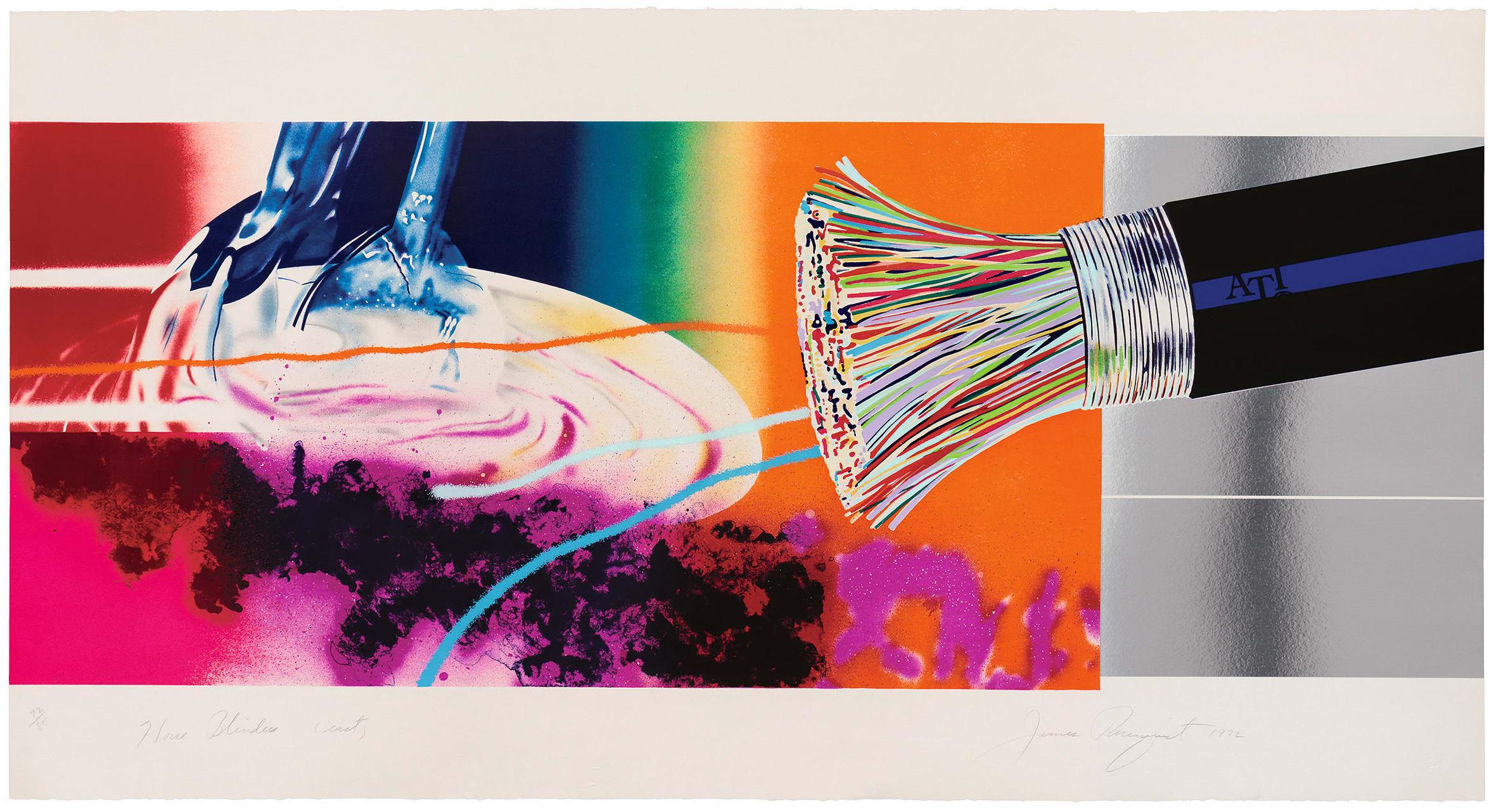 Horse Blinders (sud) e Horse Blinders (est) - Print di James Rosenquist