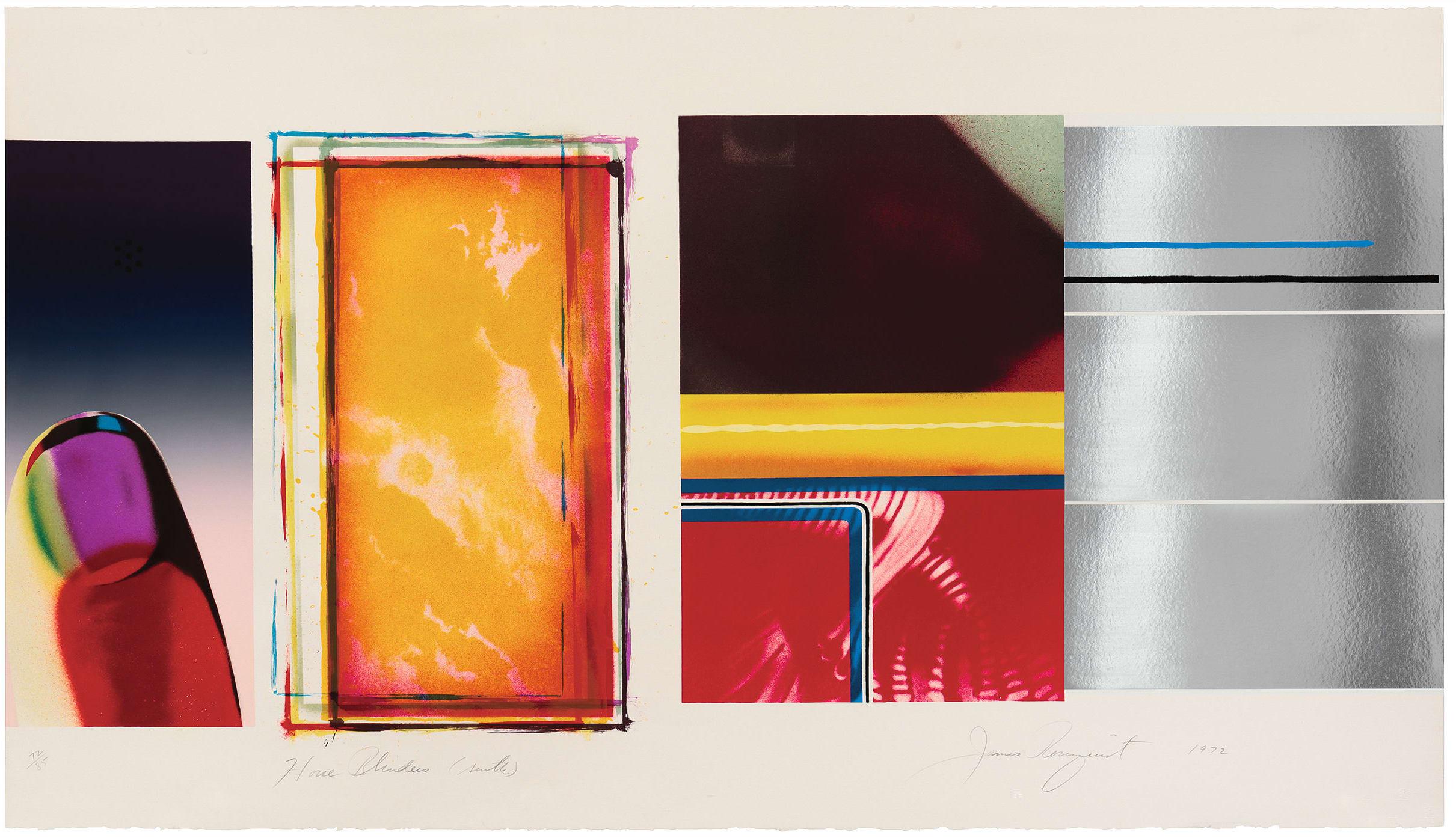 Horse Blinders (sud) e Horse Blinders (est) - Print Pop Art di James Rosenquist