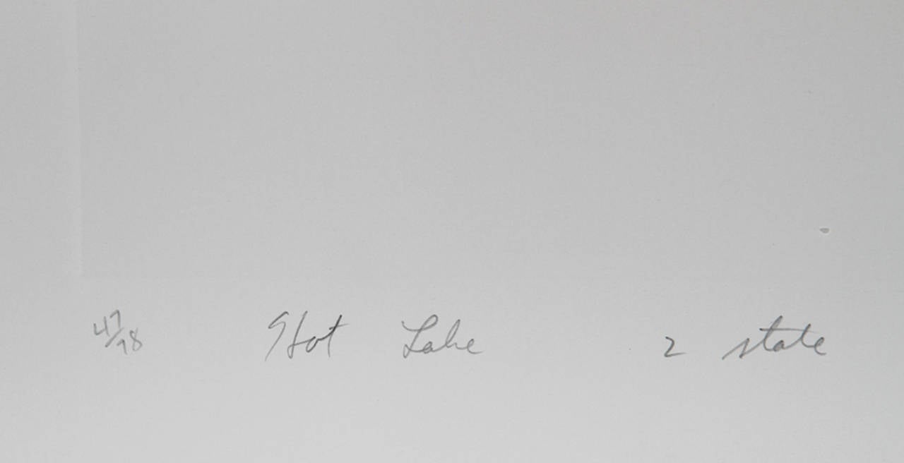 Hot Lake (2nd State), Abstract Pop Art Etching by James Rosenquist For Sale 1