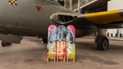 James Rosenquist F-111 TRIPTYCH (GIRL) Skate Modern Design Pop American