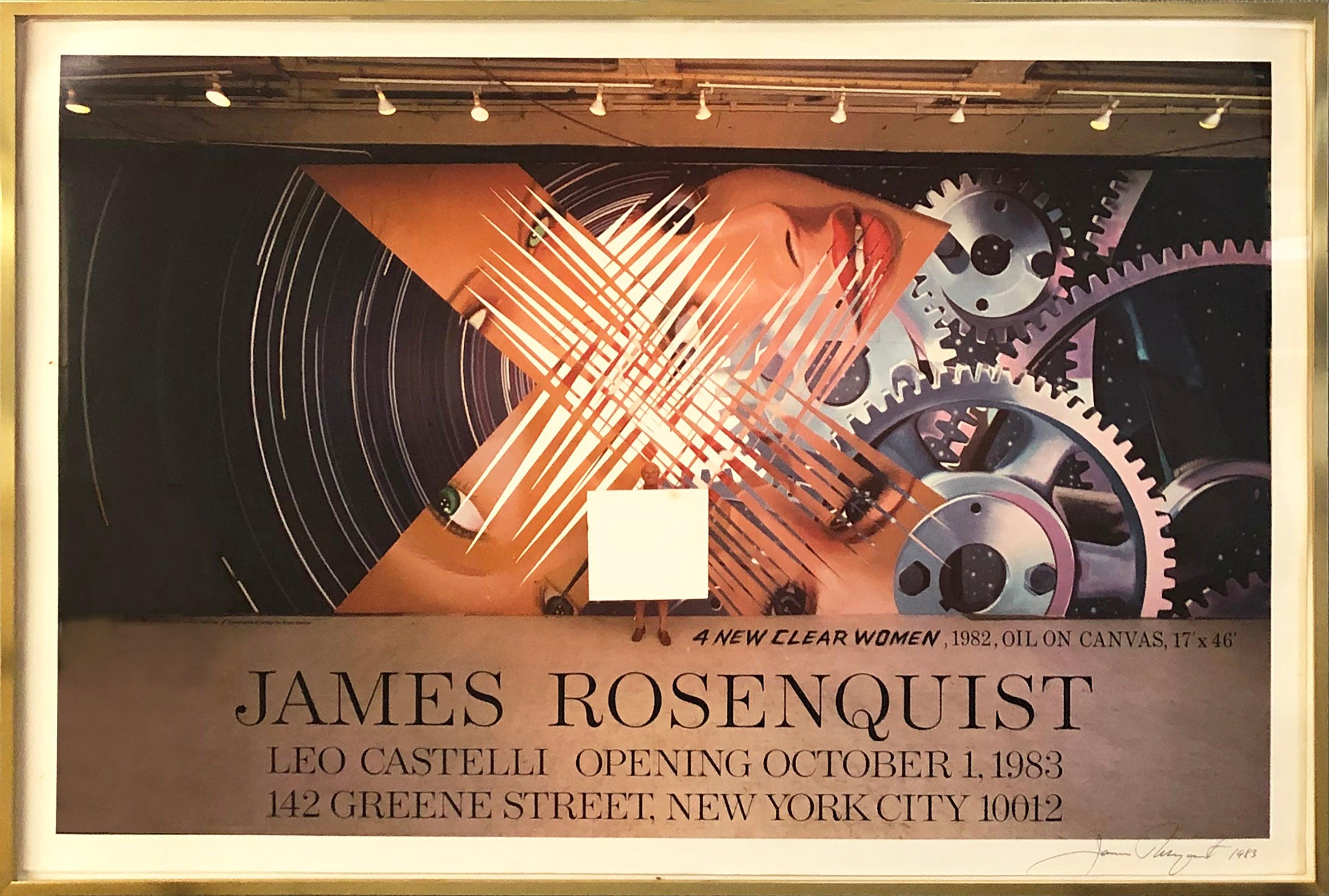 James Rosenquist 'Four New Clear Women' 1983- Signed